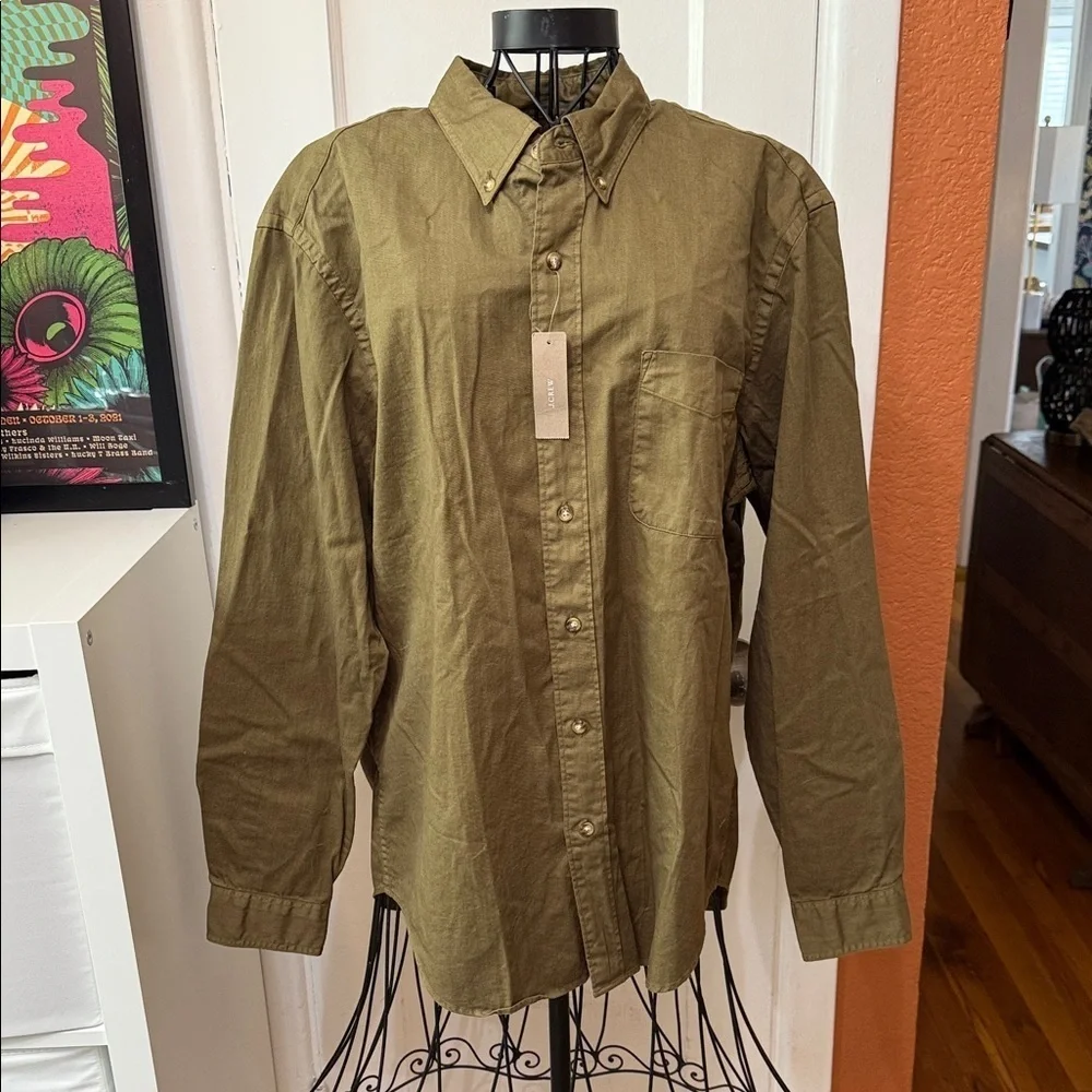 NWT J Crew Button Down Shirt-Sz M